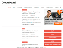 Tablet Screenshot of culturedigitali.com